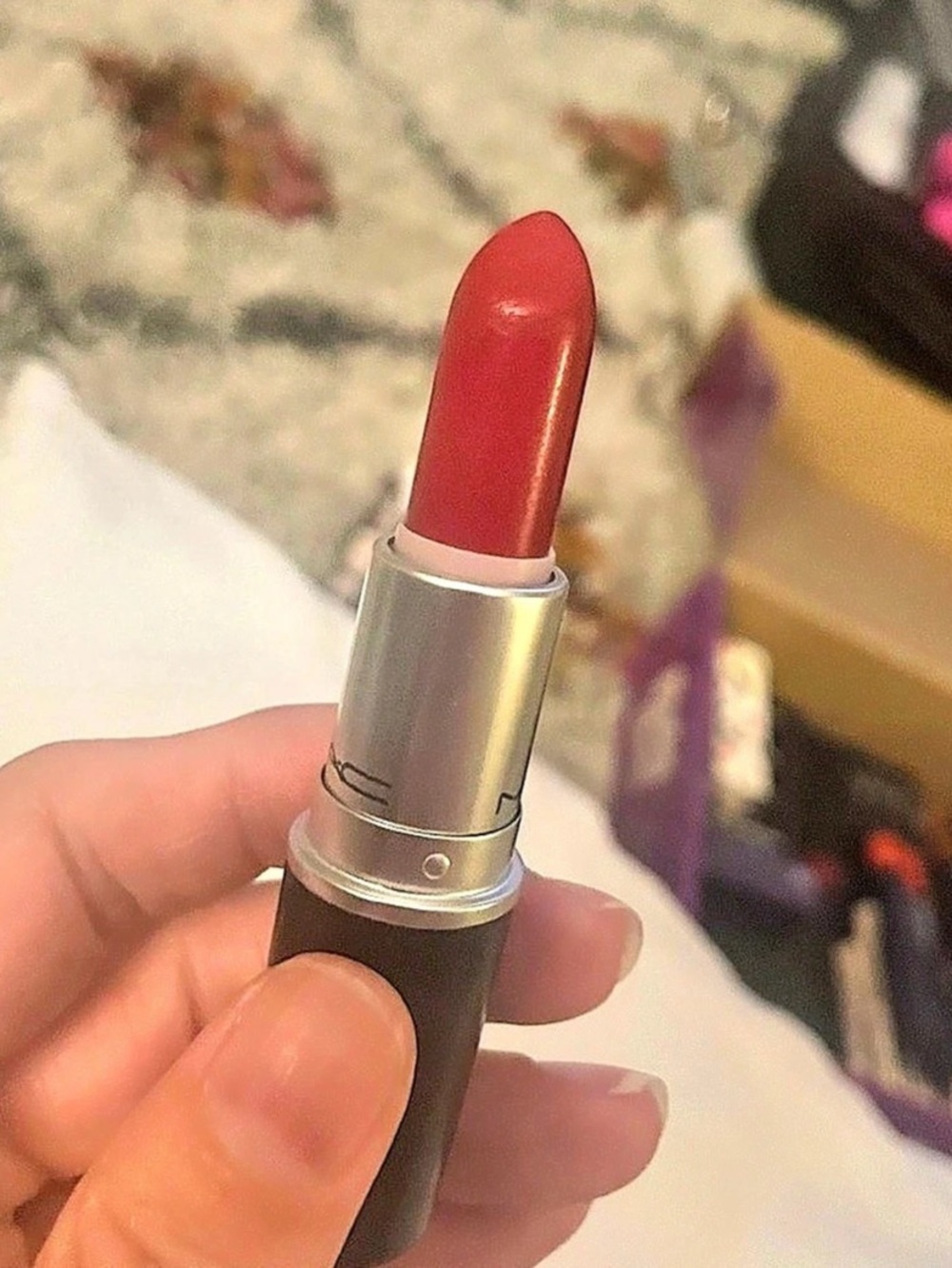 MAC x Brooke Candy Mind Control Lipstick Red